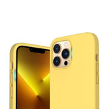 Rvelon iPhone 14 Pro Cover Silikone MagSafe Gul