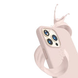 Rvelon iPhone 14 Pro Cover Silikone MagSafe Sandrosa