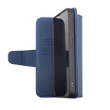 Rvelon iPhone 14 Pro Etui Udklappeligt Kortrum Blå