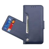 Rvelon iPhone 14 Pro Etui Udklappeligt Kortrum Blå