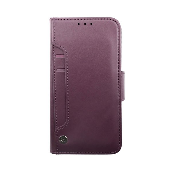 Rvelon iPhone 14 Pro Cover Udtrækkeligt Kortrum Lilla
