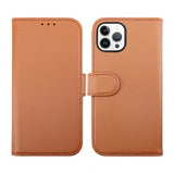 Rvelon iPhone 14 Pro etui magnetisk aftagelig skal brun