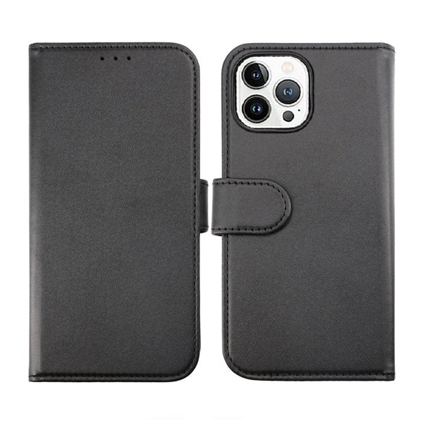 Rvelon iPhone 14 Pro Cover Magnetisk Aftageligt Etui Sort