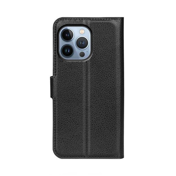 iPhone 14 Pro Cover med Stativ Sort