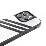 Adidas iPhone 14 Pro Cover 3 Stripes Snap Case Hvid Sort