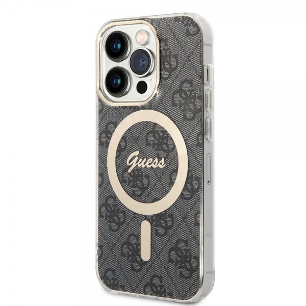 Guess iPhone 14 Pro Cover 4G Pattern MagSafe Sort