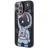 iPhone 14 Pro Cover Astronaut Sort Brun