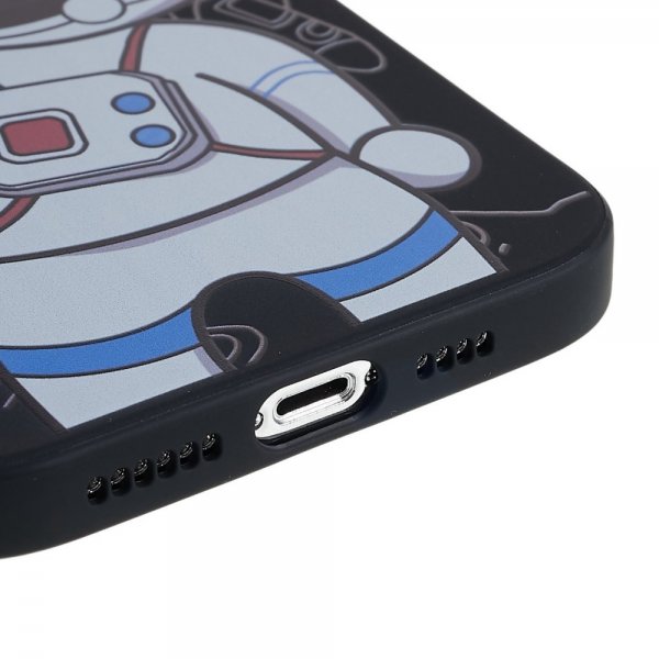 iPhone 14 Pro Cover Astronaut Sort Brun