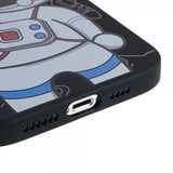 iPhone 14 Pro Cover Astronaut Sort Brun