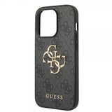 Guess iPhone 14 Pro Cover Big Metal Logo Grå