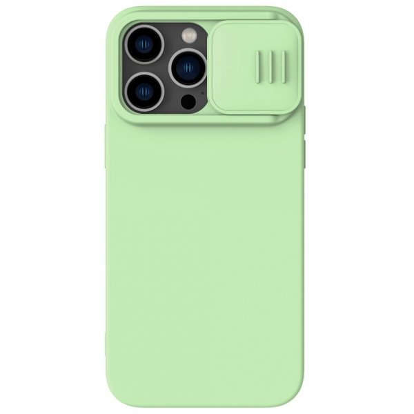 Nillkin iPhone 14 Pro Cover CamShield Silky MagSafe Grøn