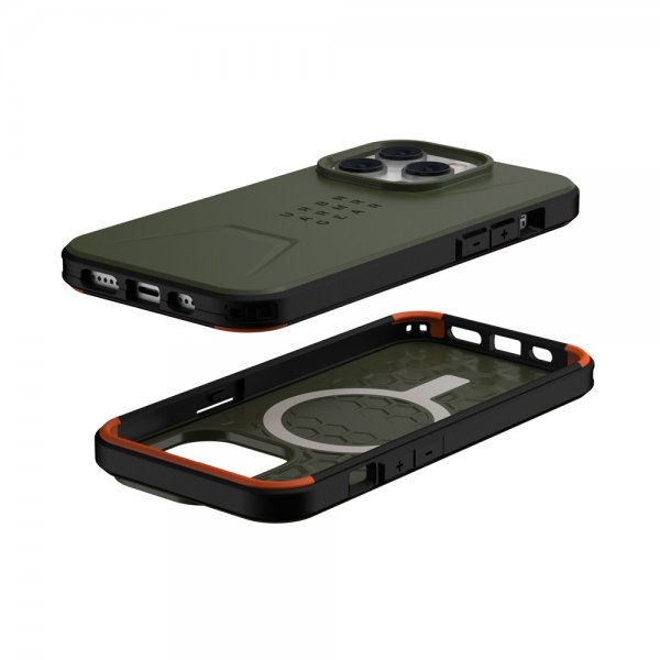 Urban Armor Gear (UAG) iPhone 14 Pro Cover Civilian MagSafe Olive