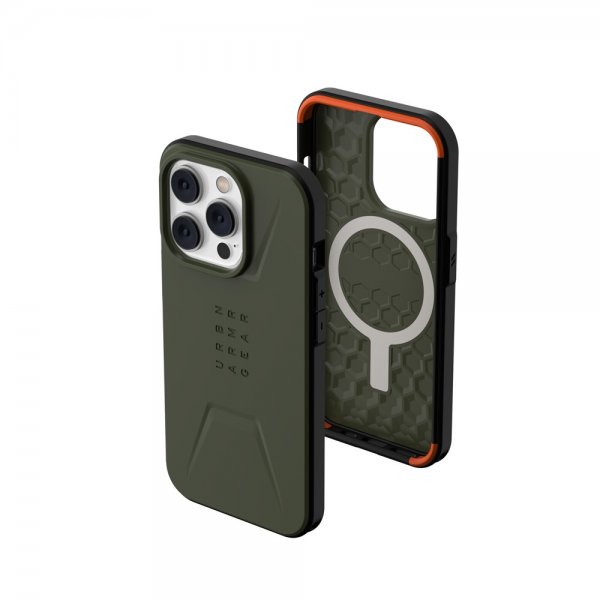 Urban Armor Gear (UAG) iPhone 14 Pro Cover Civilian MagSafe Olive