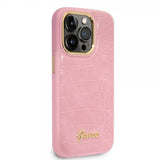 Guess iPhone 14 Pro Cover Croco Rosa