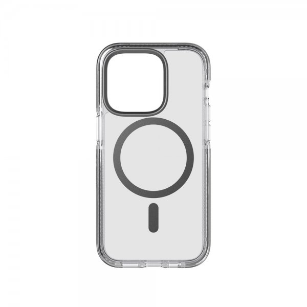 Tech21 iPhone 14 Pro Cover Evo Crystal MagSafe Graphite Black