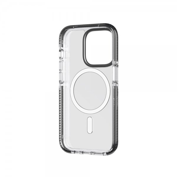 Tech21 iPhone 14 Pro Cover Evo Crystal MagSafe Graphite Black