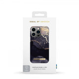 Ideal of Sweden iPhone 14 Pro Cover Fashion Case MagSafe Golden Twilight Marble