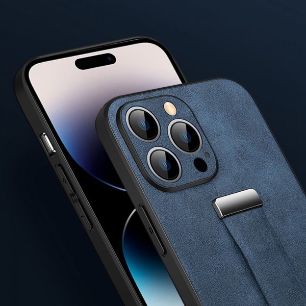 Sulada iPhone 14 Pro Cover Fashion Series Blå