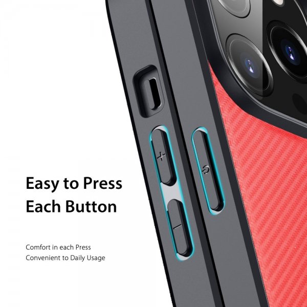 Dux Ducis iPhone 14 Pro Cover FINO Series Rød