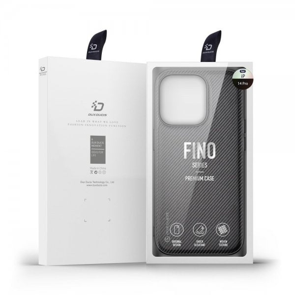 Dux Ducis iPhone 14 Pro Cover FINO Series Sort