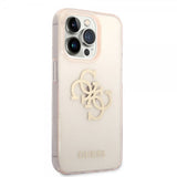 Guess iPhone 14 Pro Cover Full Glitter Guld