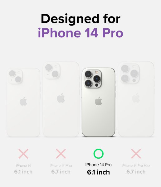 Ringke iPhone 14 Pro Cover Fusion Bumper Clear