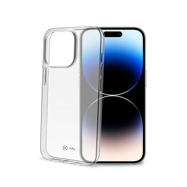 Celly iPhone 14 Pro Cover GELSKIN Transparent