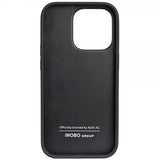 Audi iPhone 14 Pro Cover Ægte Læder Etui Sort