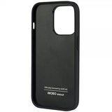 Audi iPhone 14 Pro Cover Ægte Læder Etui Sort