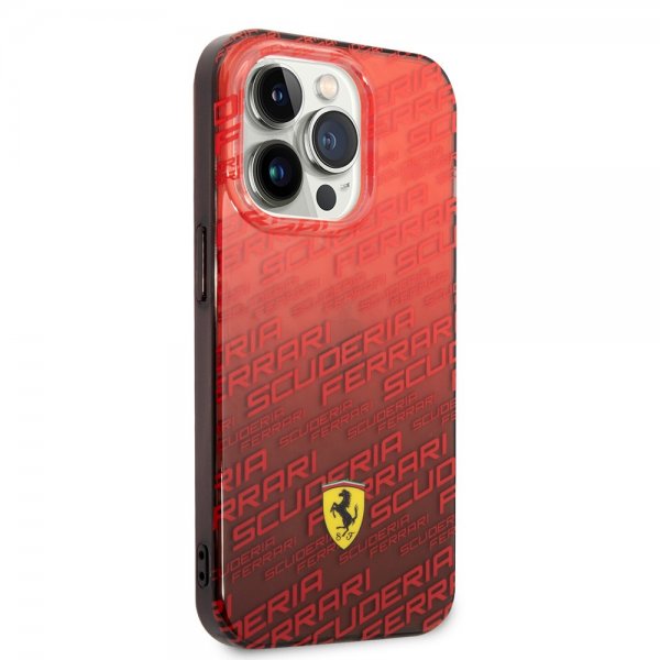 Ferrari iPhone 14 Pro Cover Gradient Scuderia Rød