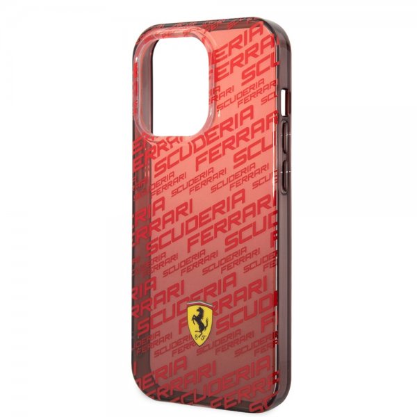 Ferrari iPhone 14 Pro Cover Gradient Scuderia Rød