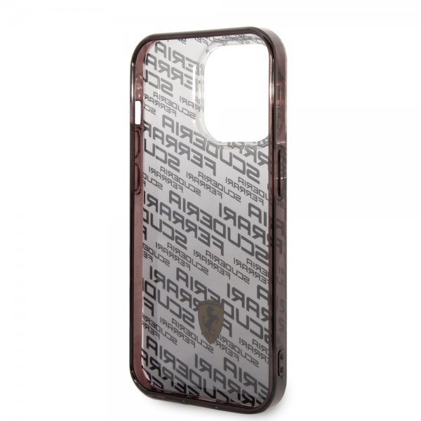 Ferrari iPhone 14 Pro Cover Gradient Scuderia Sort