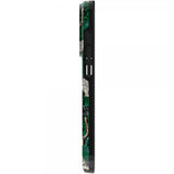 Richmond & Finch iPhone 14 Pro Cover Green Leopard