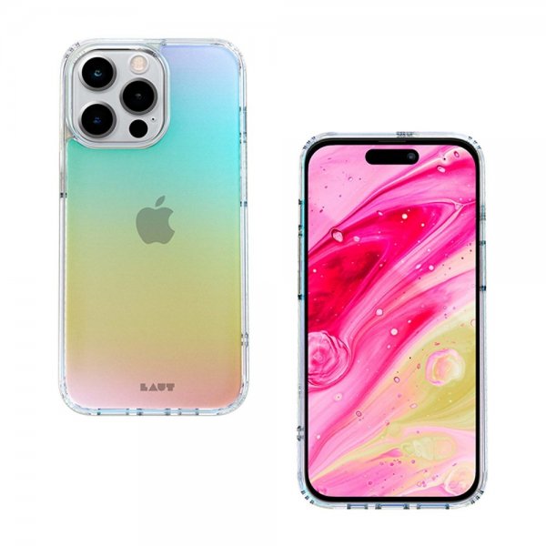 LAUT iPhone 14 Pro Cover Holo Pearl