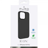 Puro iPhone 14 Pro Cover Icon Sort