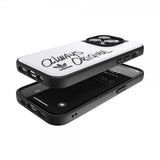 Adidas iPhone 14 Pro Cover Inlay Embroidery Case Hvid Sort
