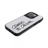 Adidas iPhone 14 Pro Cover Inlay Embroidery Case Hvid Sort