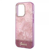 Guess iPhone 14 Pro Cover Jungle Rosa