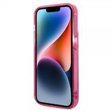 Karl Lagerfeld iPhone 14 Pro Cover Karl & Choupette Gradient Lyserød