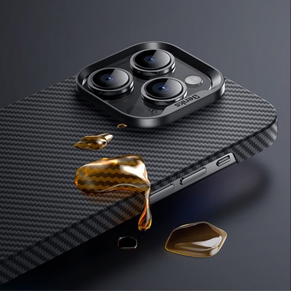 Benks iPhone 14 Pro Cover Kevlar MagSafe Sort