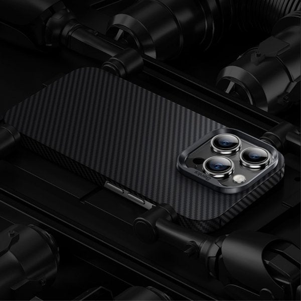 Benks iPhone 14 Pro Cover Kevlar MagSafe Sort