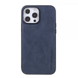 X-Level iPhone 14 Pro Cover Lædertekstur Blå