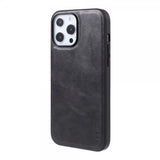 X-Level iPhone 14 Pro Cover Lædertekstur Sort
