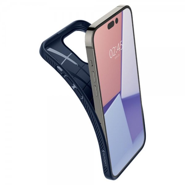 Spigen iPhone 14 Pro Cover Liquid Air Navy Blue