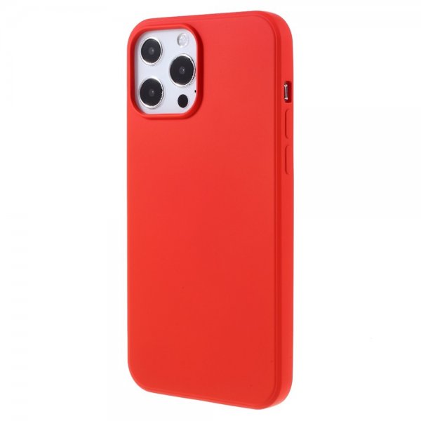 X-Level iPhone 14 Pro Cover Liquid Silikone Rød