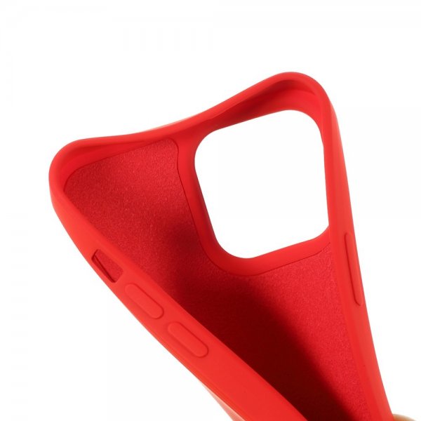 X-Level iPhone 14 Pro Cover Liquid Silikone Rød