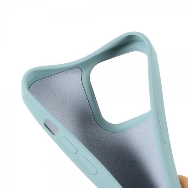 X-Level iPhone 14 Pro Cover Liquid Silikone Turkis