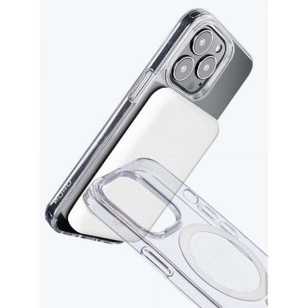 Puro iPhone 14 Pro Cover LITE MAG Transparent
