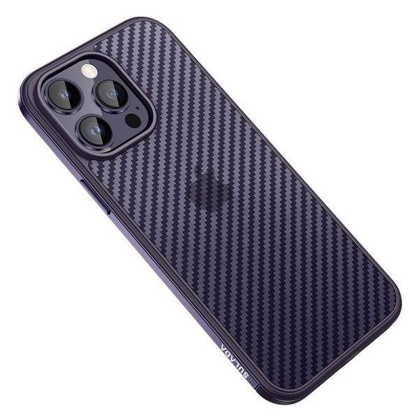 Sulada iPhone 14 Pro Cover Luxury Series Lilla