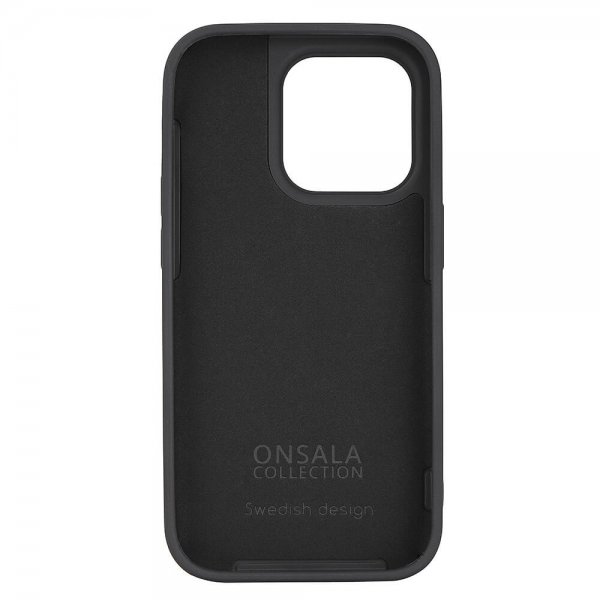 Onsala iPhone 14 Pro Cover MagSeries Silicone Sort